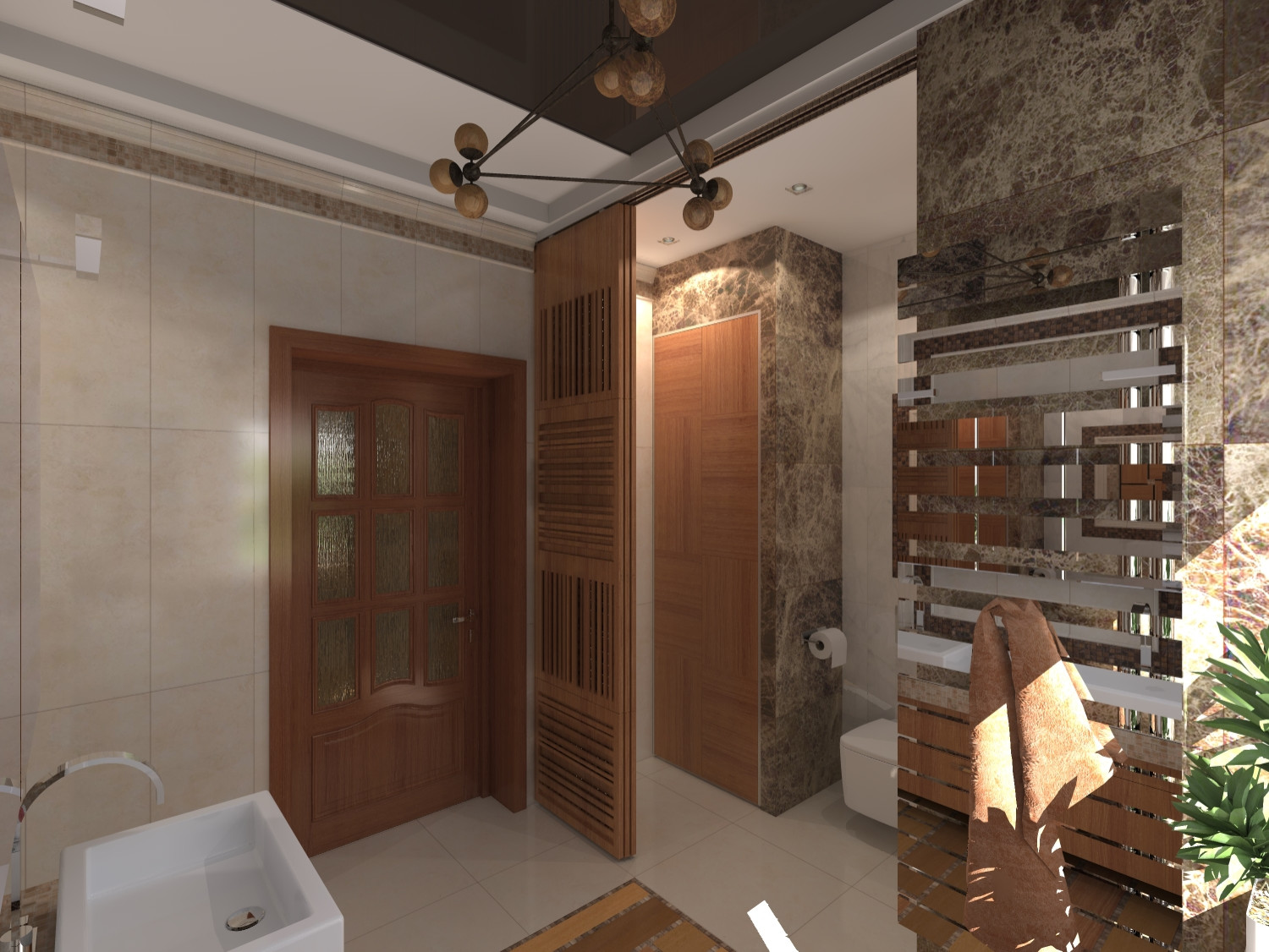 Ванная в нео-классическом стиле