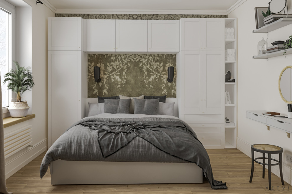 Квартира в Нижнем Новгороде с лесными акцентами | Площадь 42м²