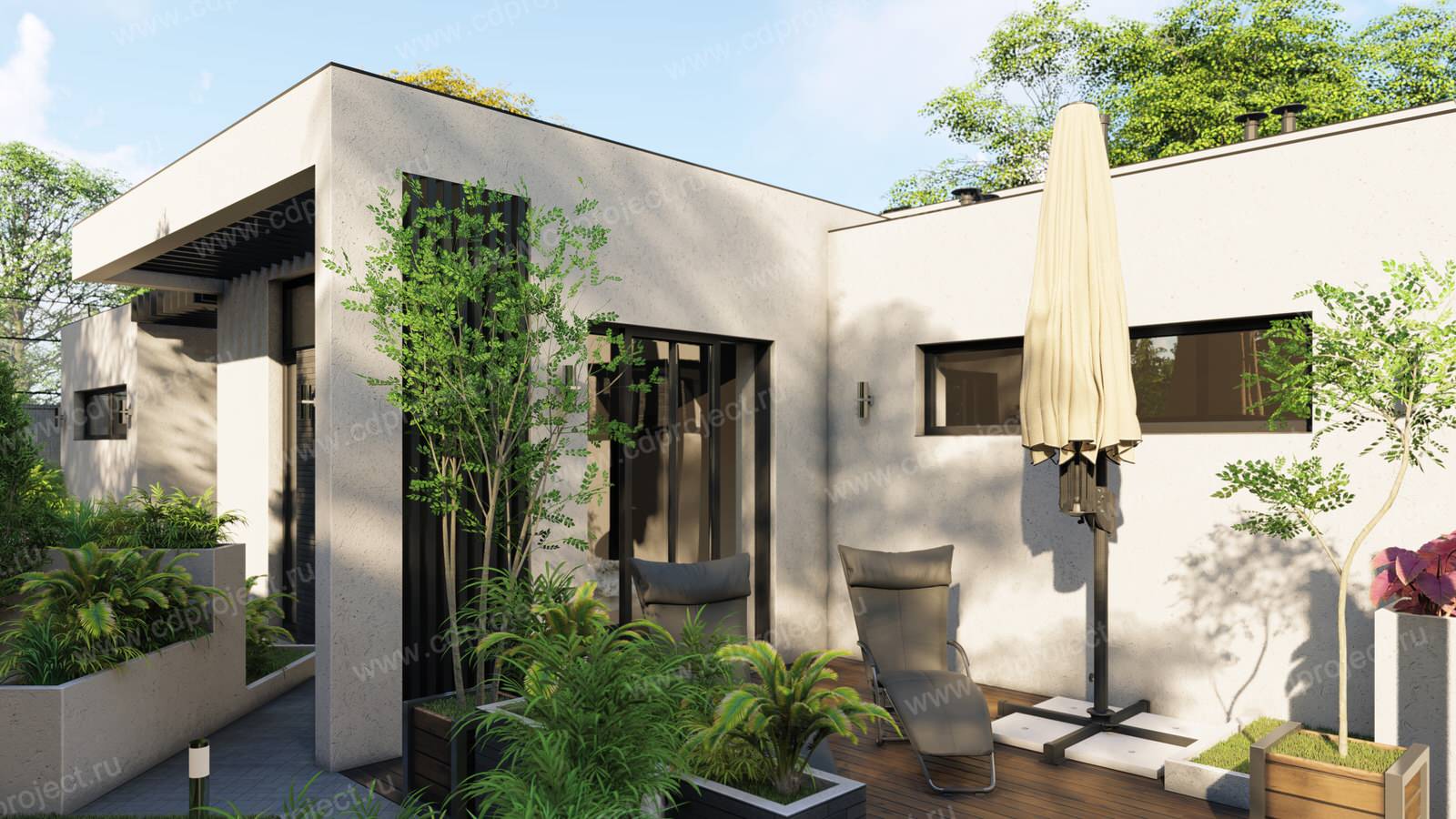 Дом в стиле хай тек