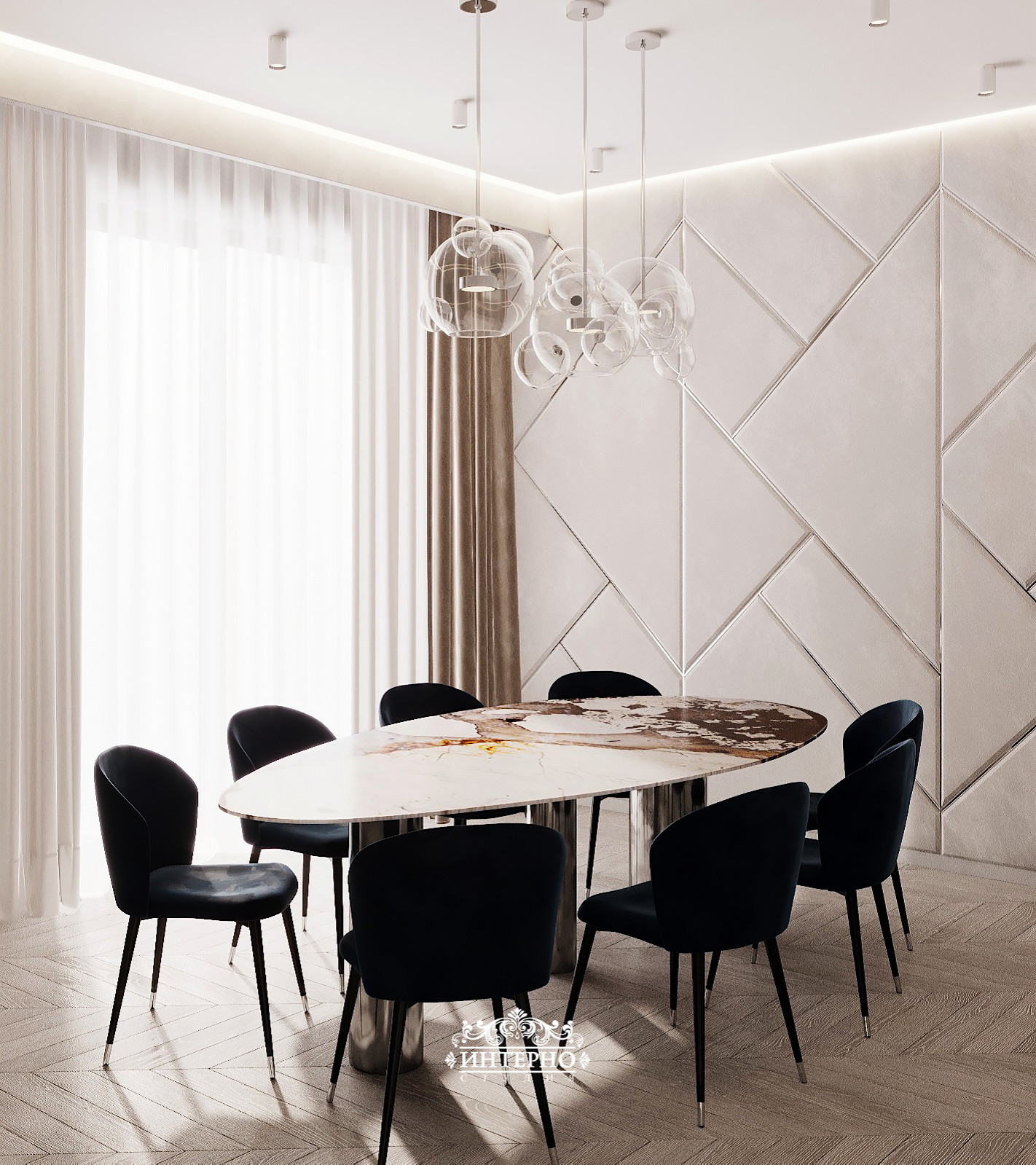 Дизайн интерьера обеденная зона