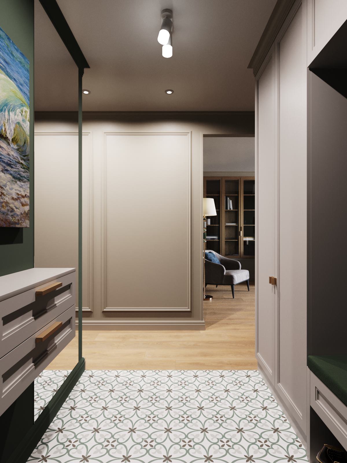 Проект трехкомнатной квартиры