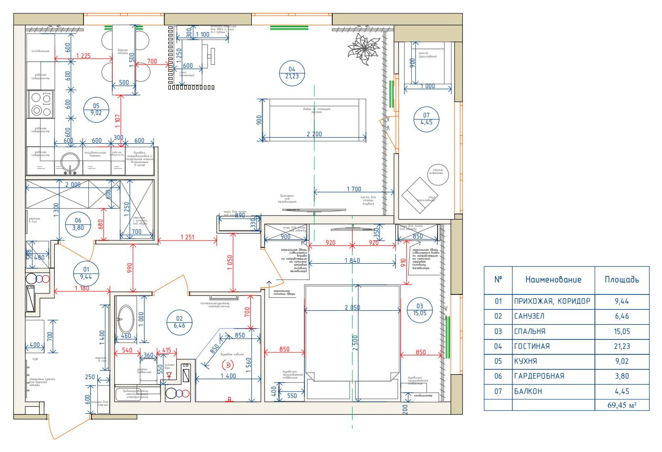 Обложка проекта: Квартира 72квм.
