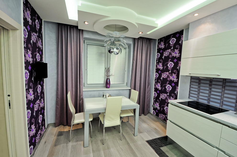 Скай Форт. Необычный интерьер квартиры площадью около 100 м2