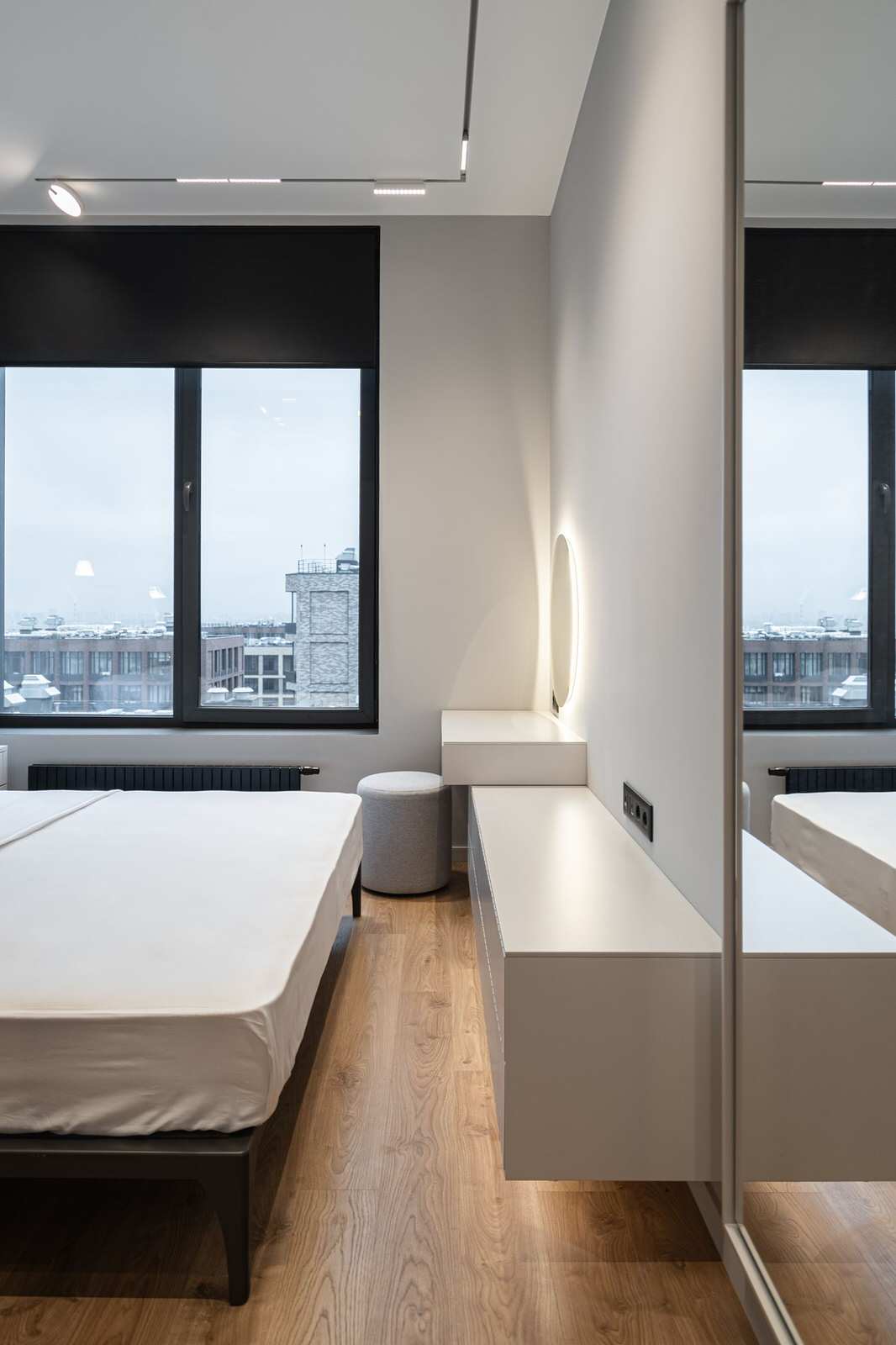 Серый минимализм | 58 кв.м.