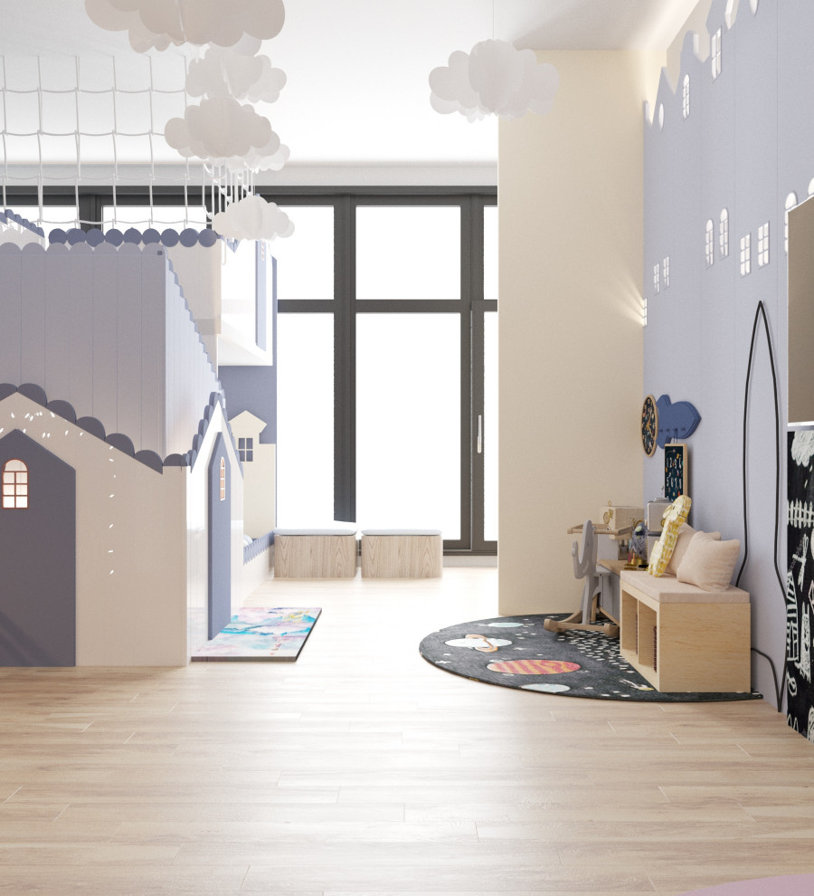 Интерьер детской игровой комнаты в санатории "Актер". г. Сочи