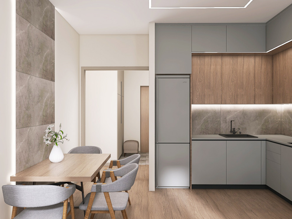 Трехкомнатная квартира в современном стиле ЖК Хвоя