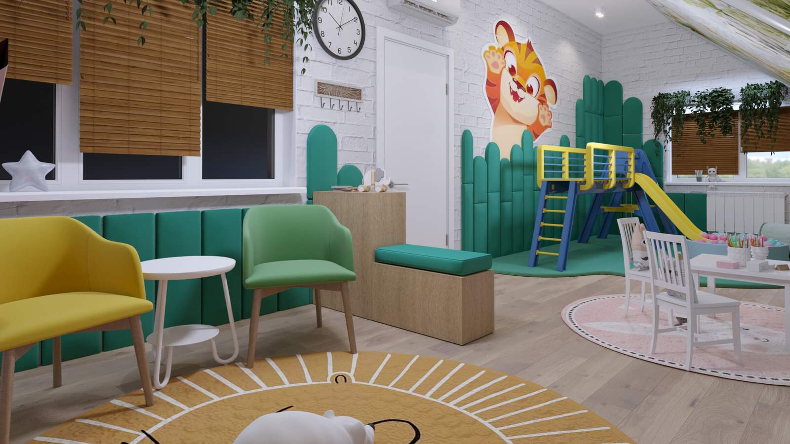 Детская комната Джунгли