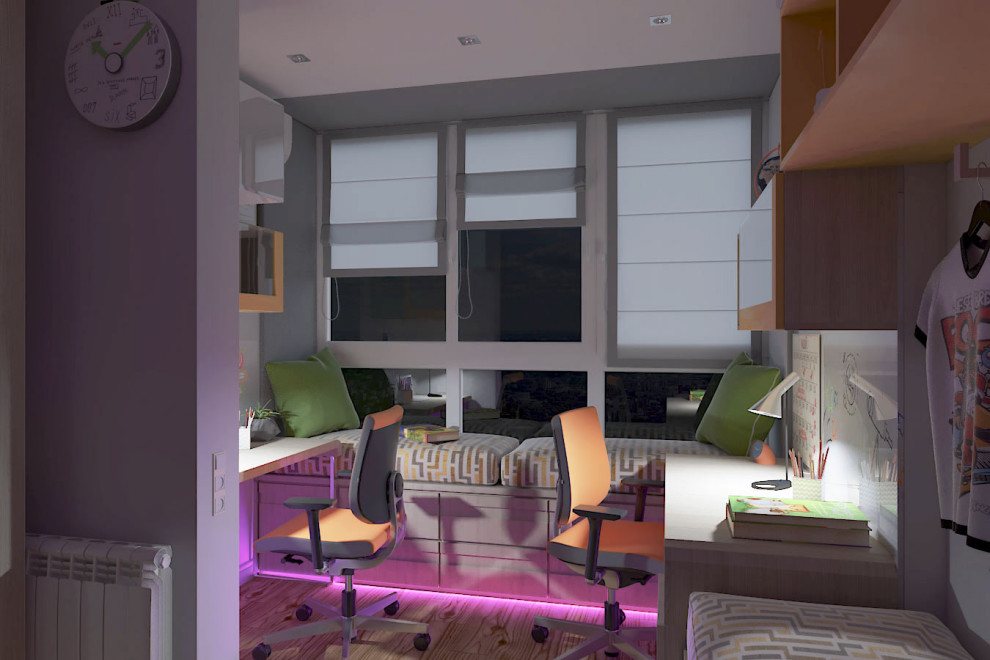 Детская комната для двух мальчиков "Лучезарный"