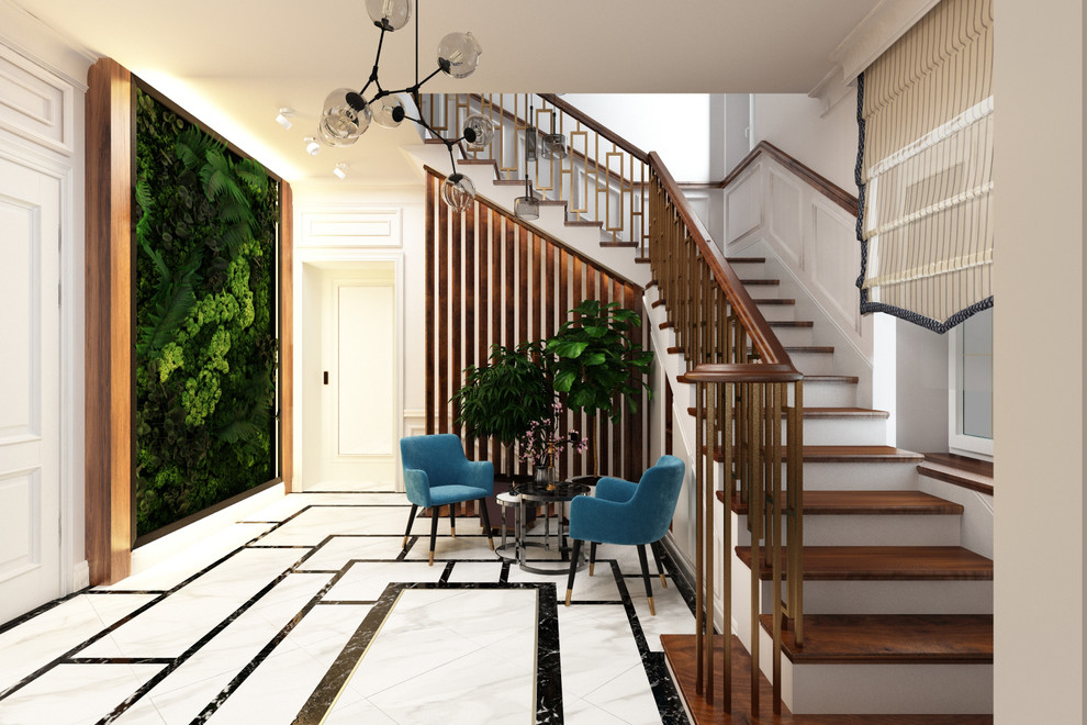 Парадный холл в коттедже