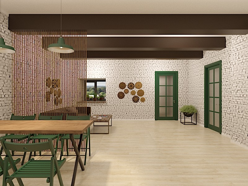 Офис в старом подвале