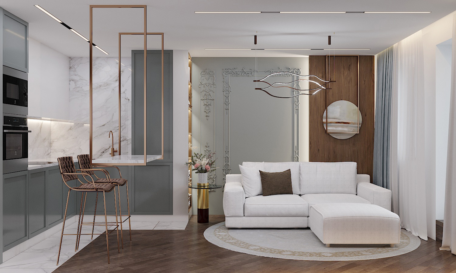 Обложка проекта: Квартира в Санкт-Петербурге. Проект за две недели