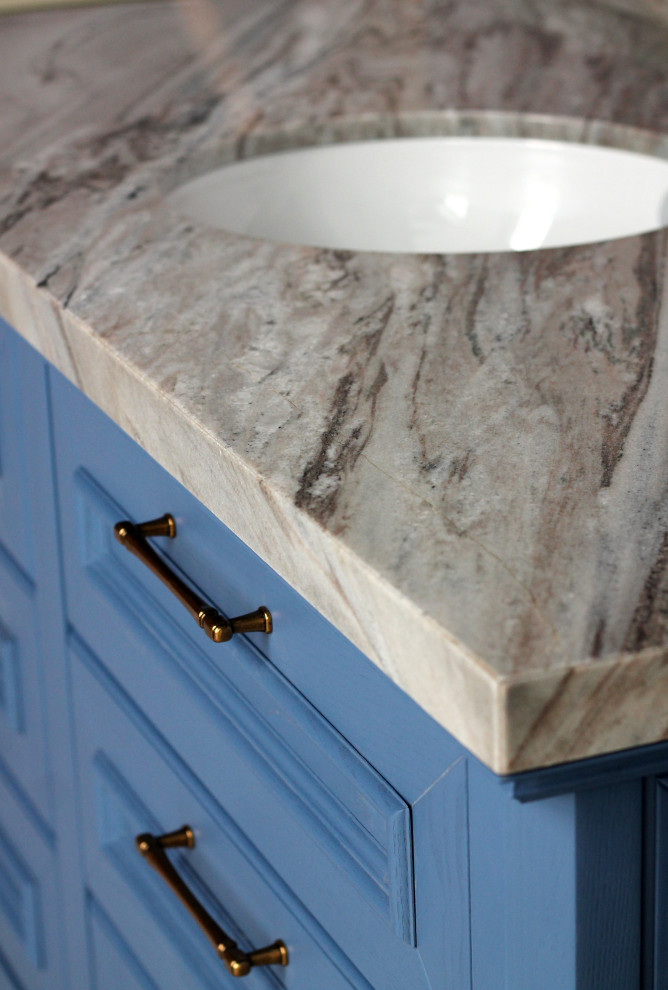 Тумба в ванную с подкладной раковиной