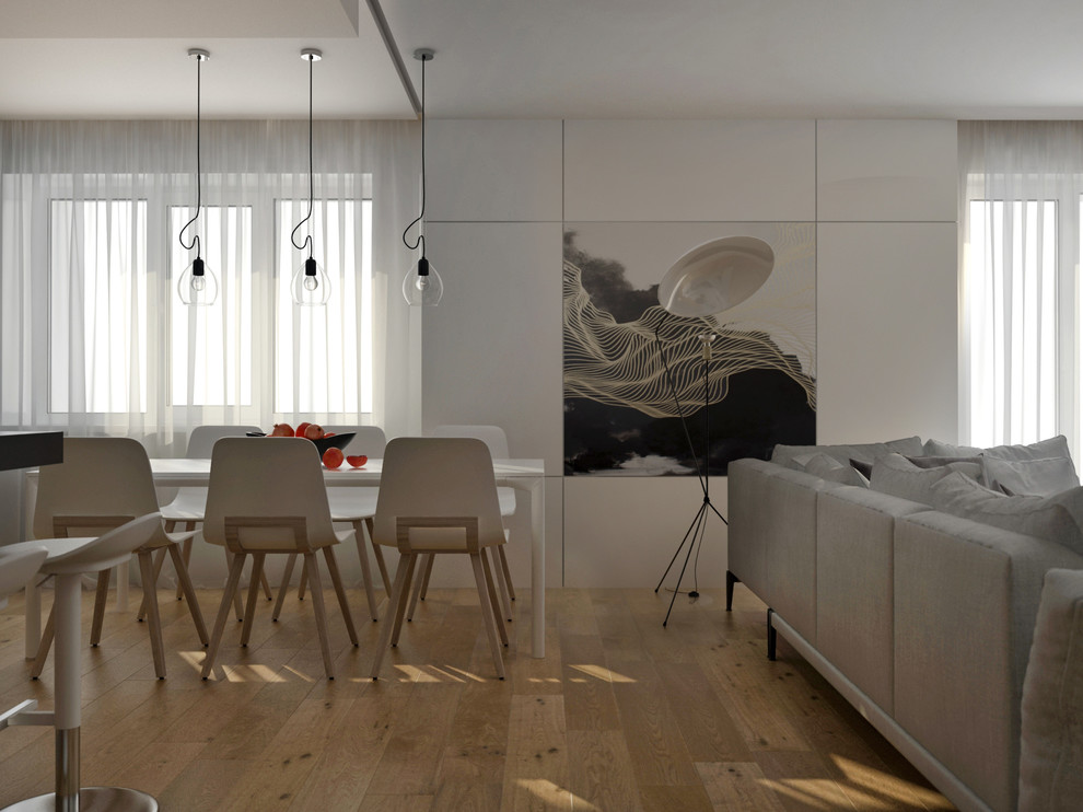 Дизайн проект 6-ти ком. квартиры в современном стиле