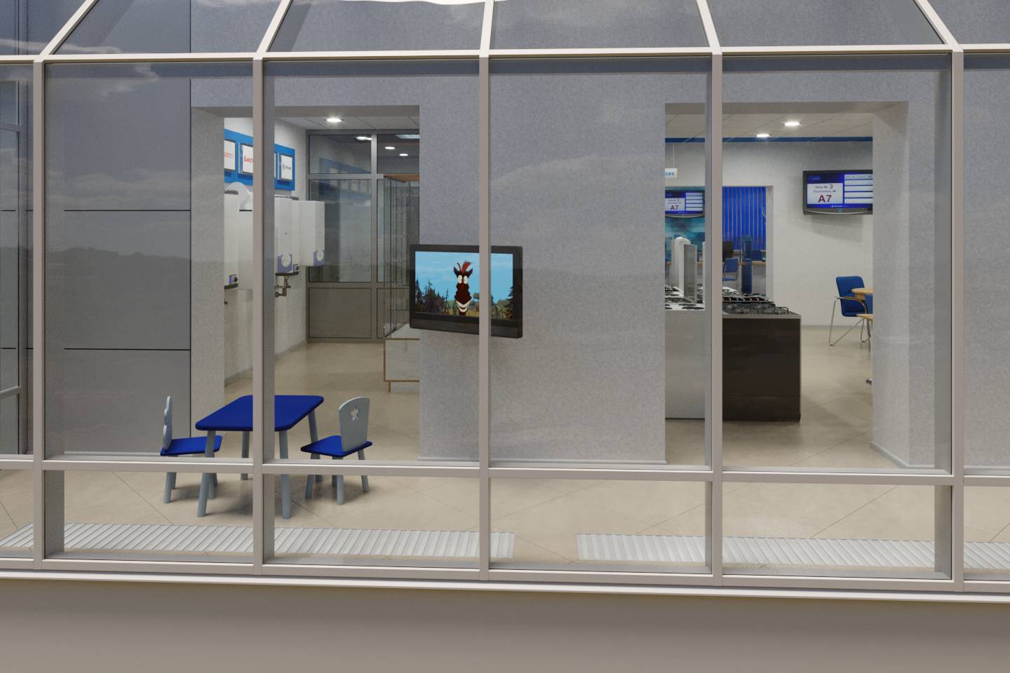 Разработка дизайн-проекта Единого клиентского центра в г. Жигулёвск