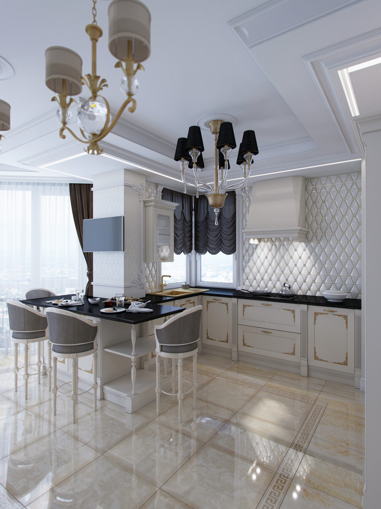 под облаками