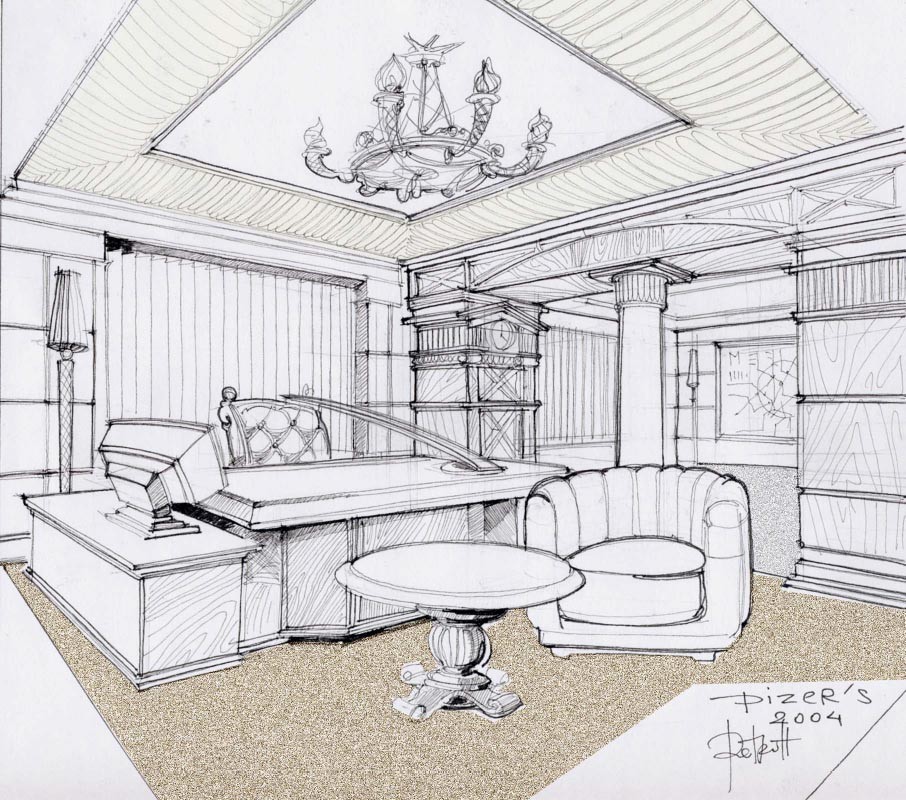 Эскизы - дизайн интерьера