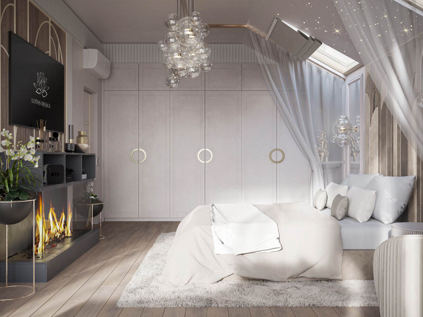 Спальня в жилом доме