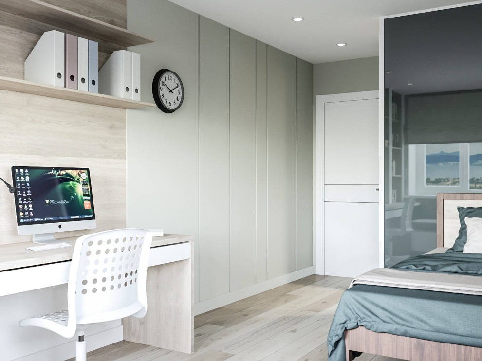 Трехкомнатная квартира в свежих оттенках