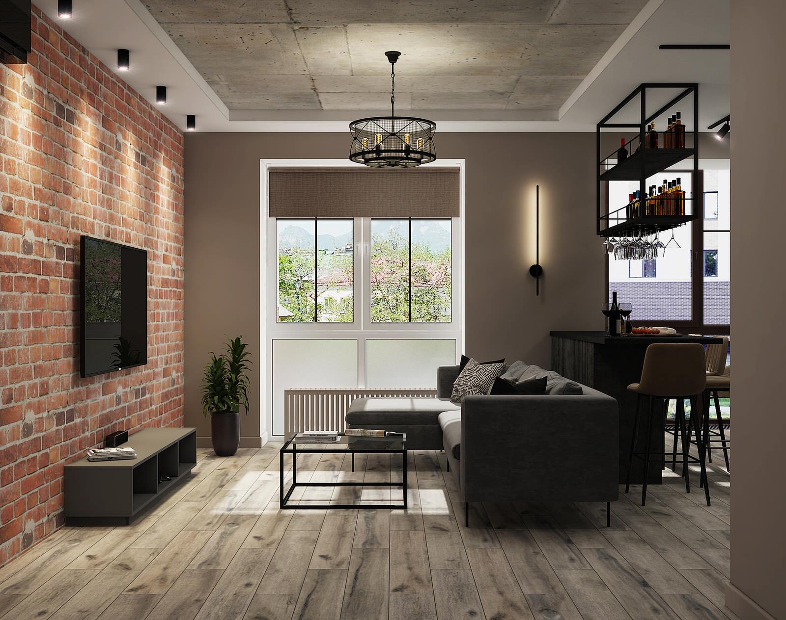 Проект квартиры 93,7 кв.м. г. Пятигорск 2021 год