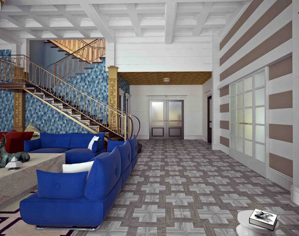 Обложка проекта: Новый ампир. Деревянный дом в Подмосковье.