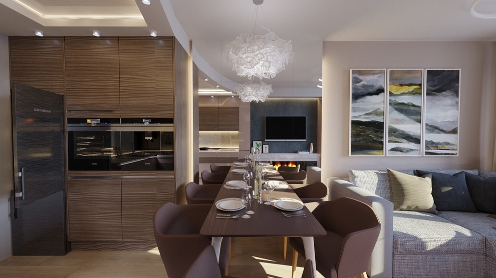 Трех-комнатная квартира для четырех человечной семьи.