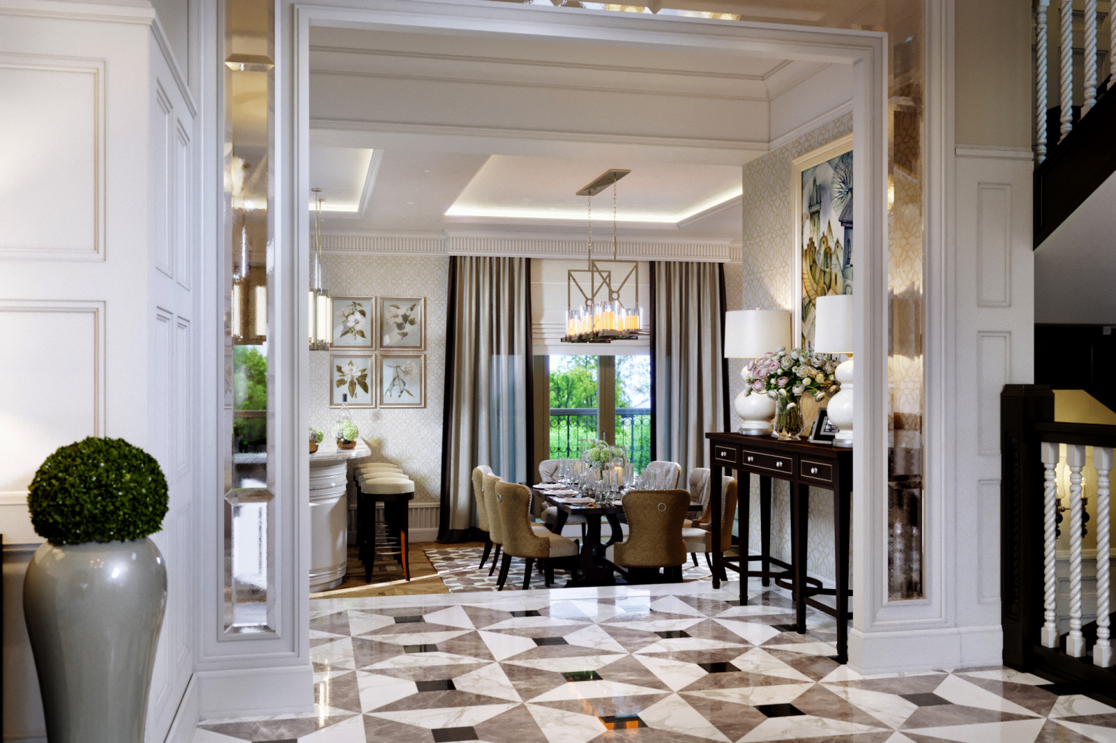 Лайково, холл