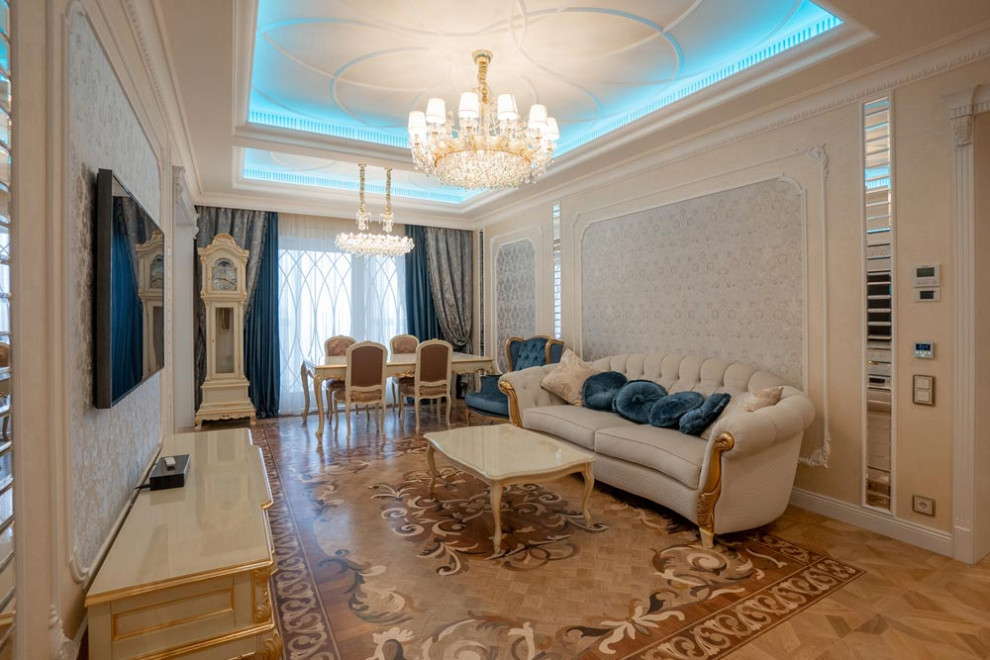 Ремонт 4-квартиры в ЖК Редсайд в классическом стиле!