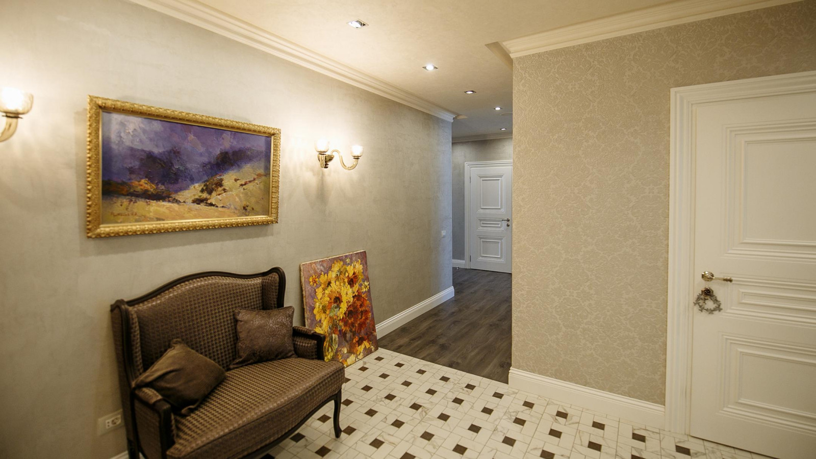 Квартира в стиле лофт (с элементами классики)