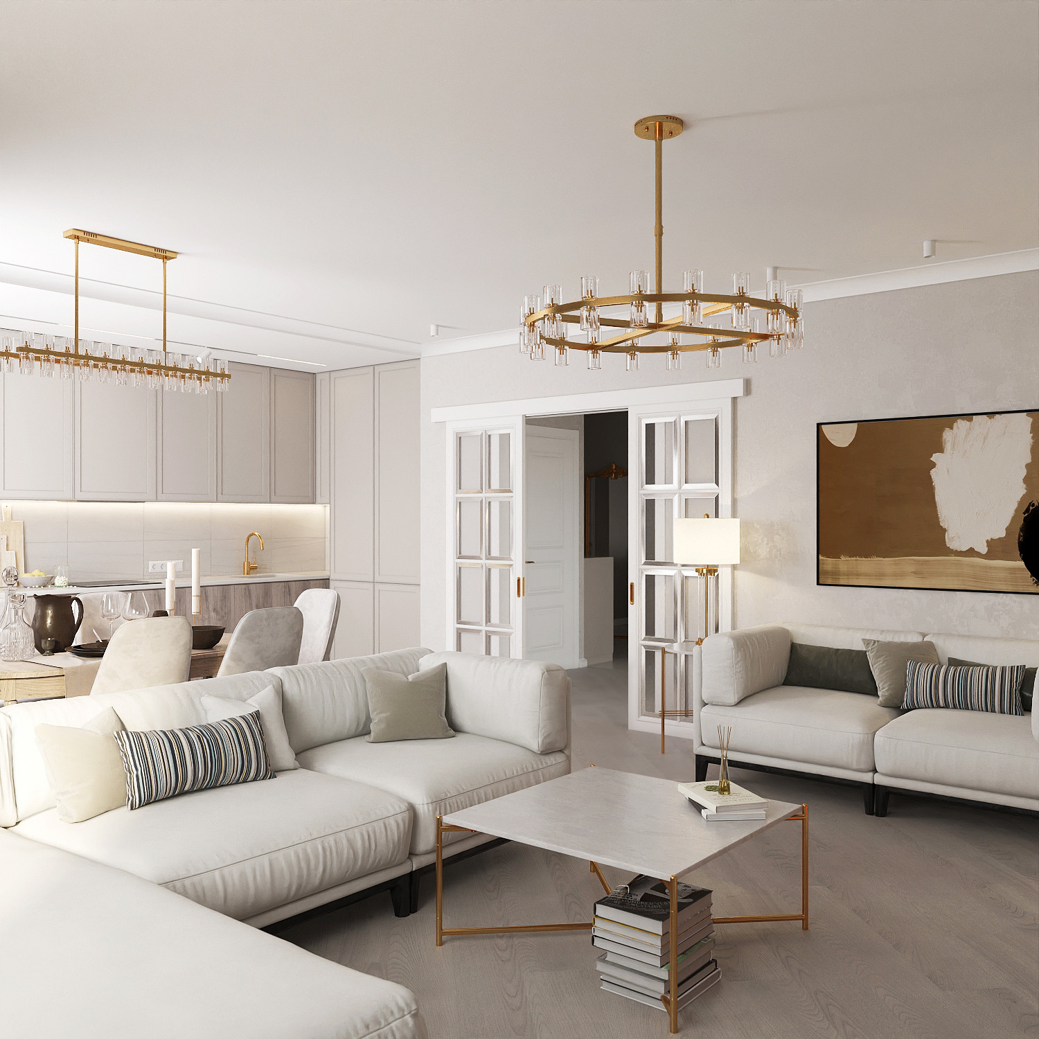 Обложка проекта: Дизайн-проект 3-х комнатной квартиры по улице Нарвская