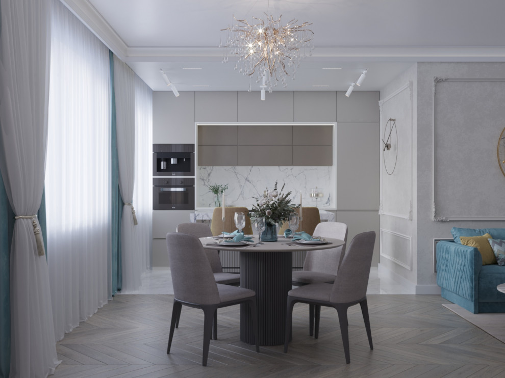 Обложка проекта: Кухня гостиная