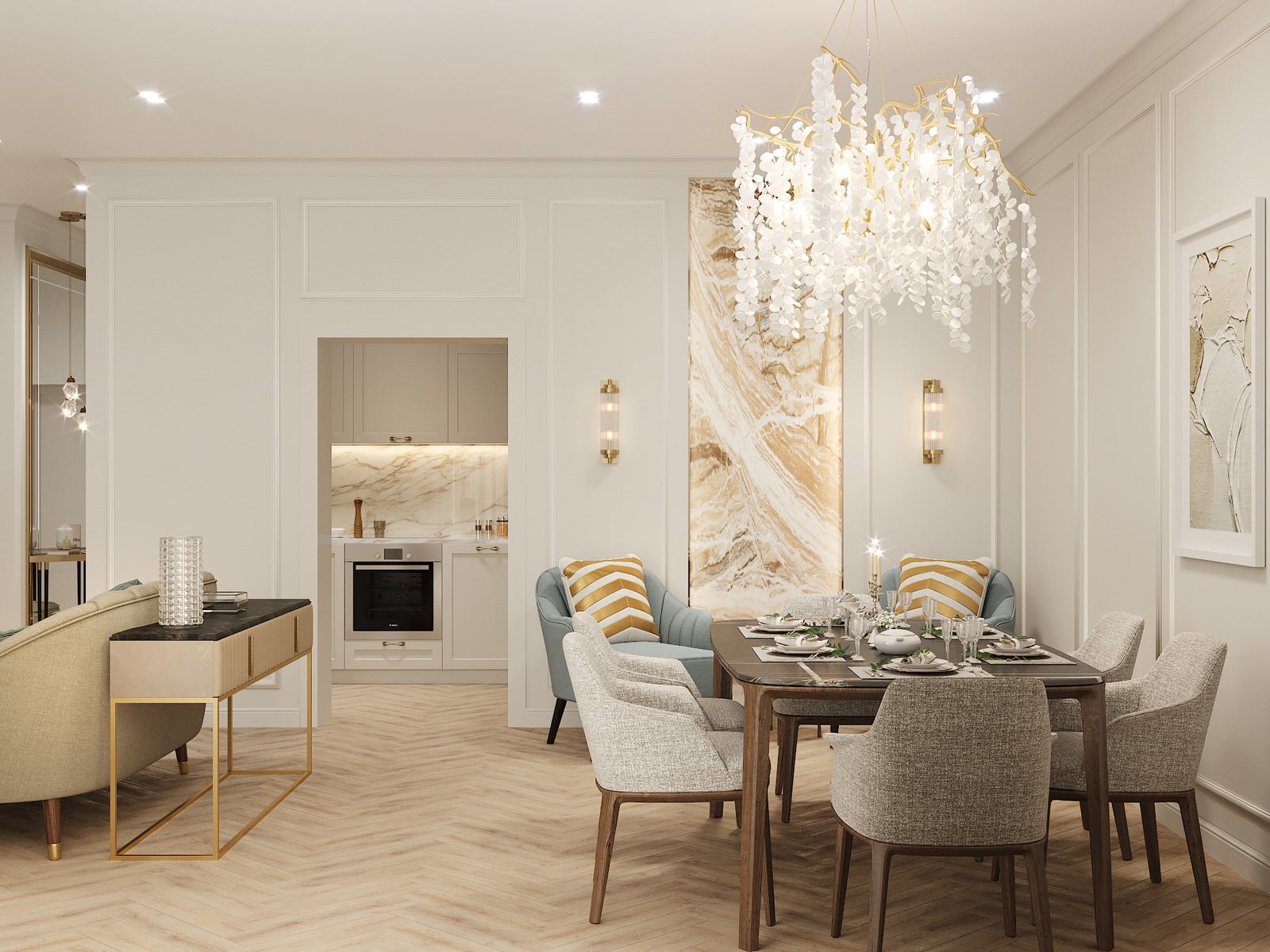 Квартира в современной классике