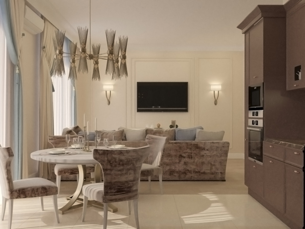 Обложка проекта: Квартира для молодой семьи в Москве