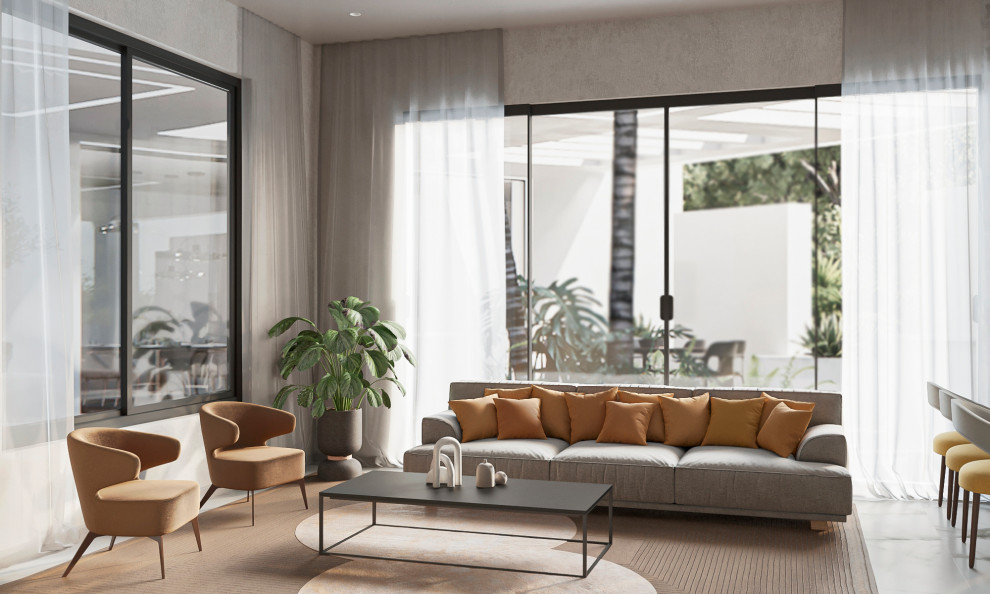 Обложка проекта: Дизайн опенспейса в Израиле 1 вариант