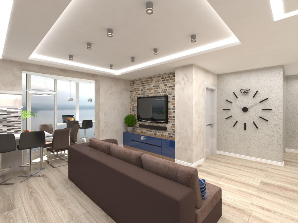 интерьер с видом на Обь