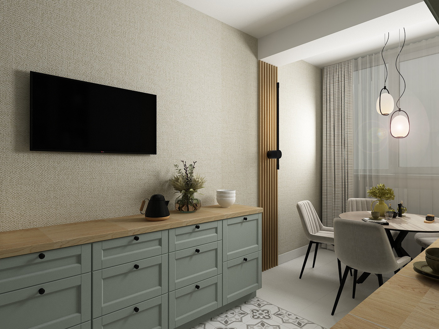 Небольшая кухня