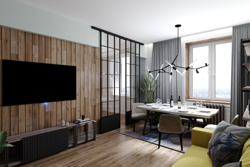 Обложка проекта: Интерьер квартиры в стиле лофт