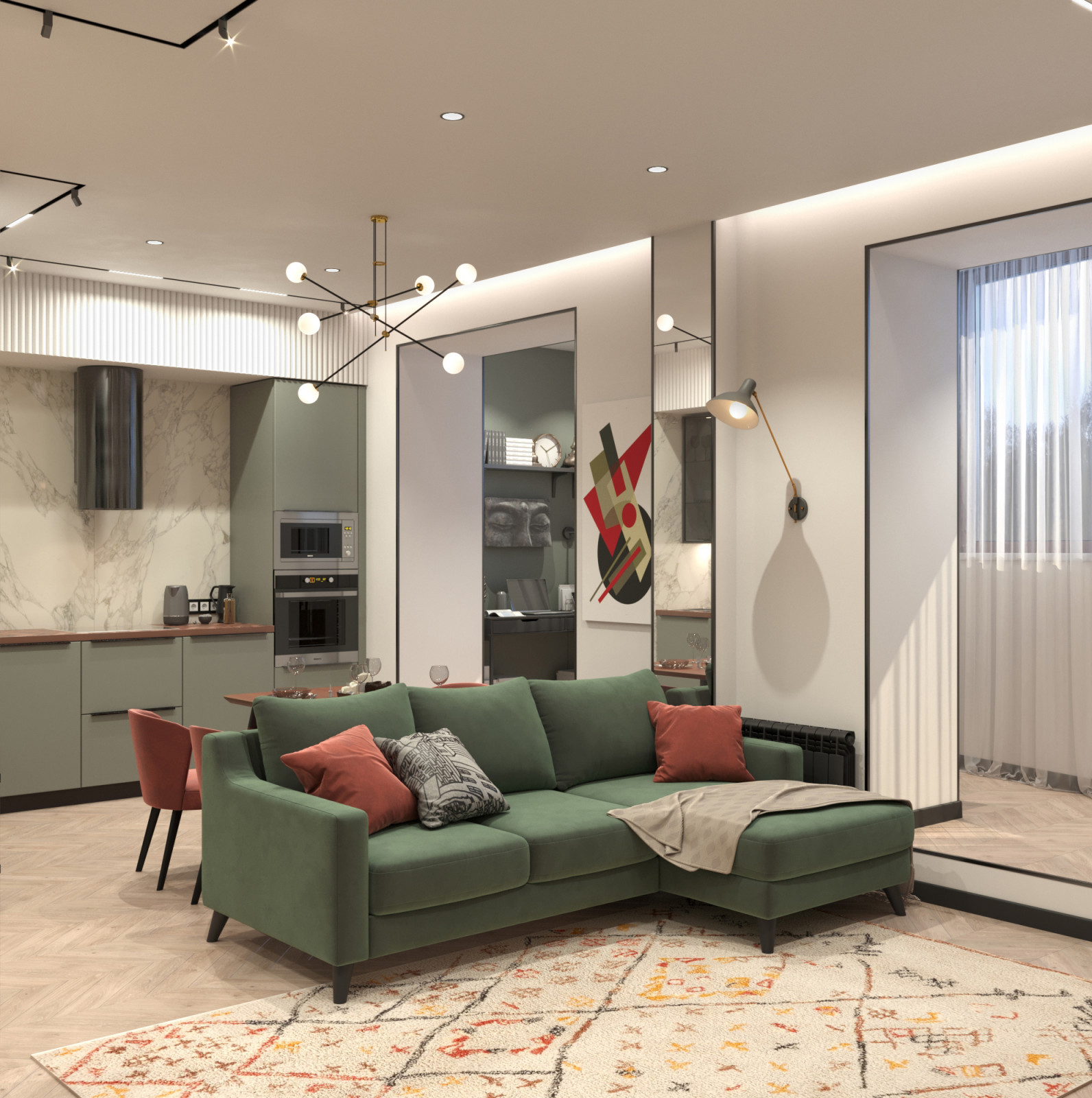 Кухня-гостиная