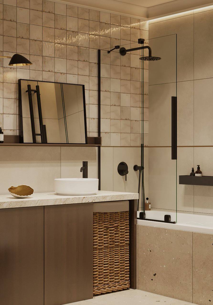 Квартира в парижском стиле в ЖК Звезда, 46 м2