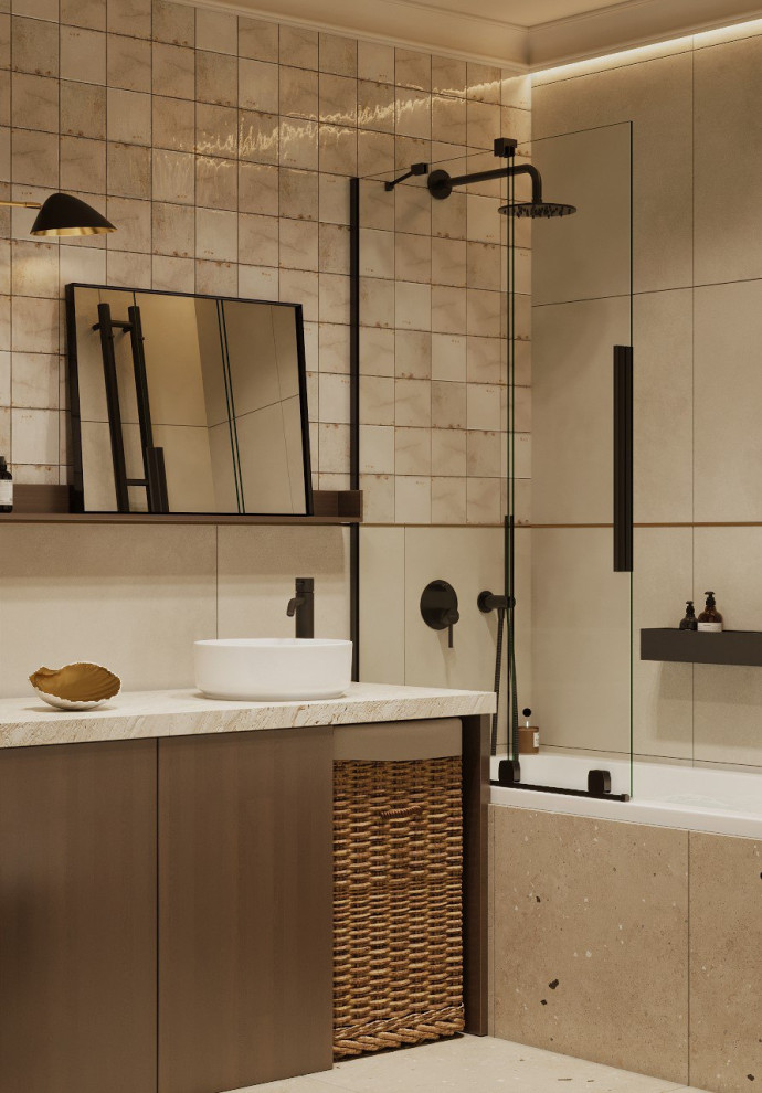 Квартира в парижском стиле в ЖК Звезда, 46 м2