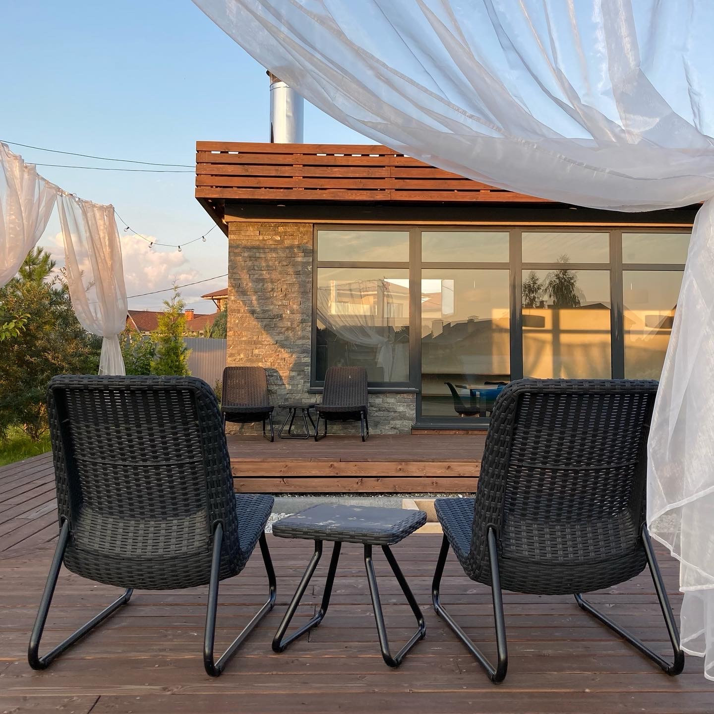 Летняя кухня друзей