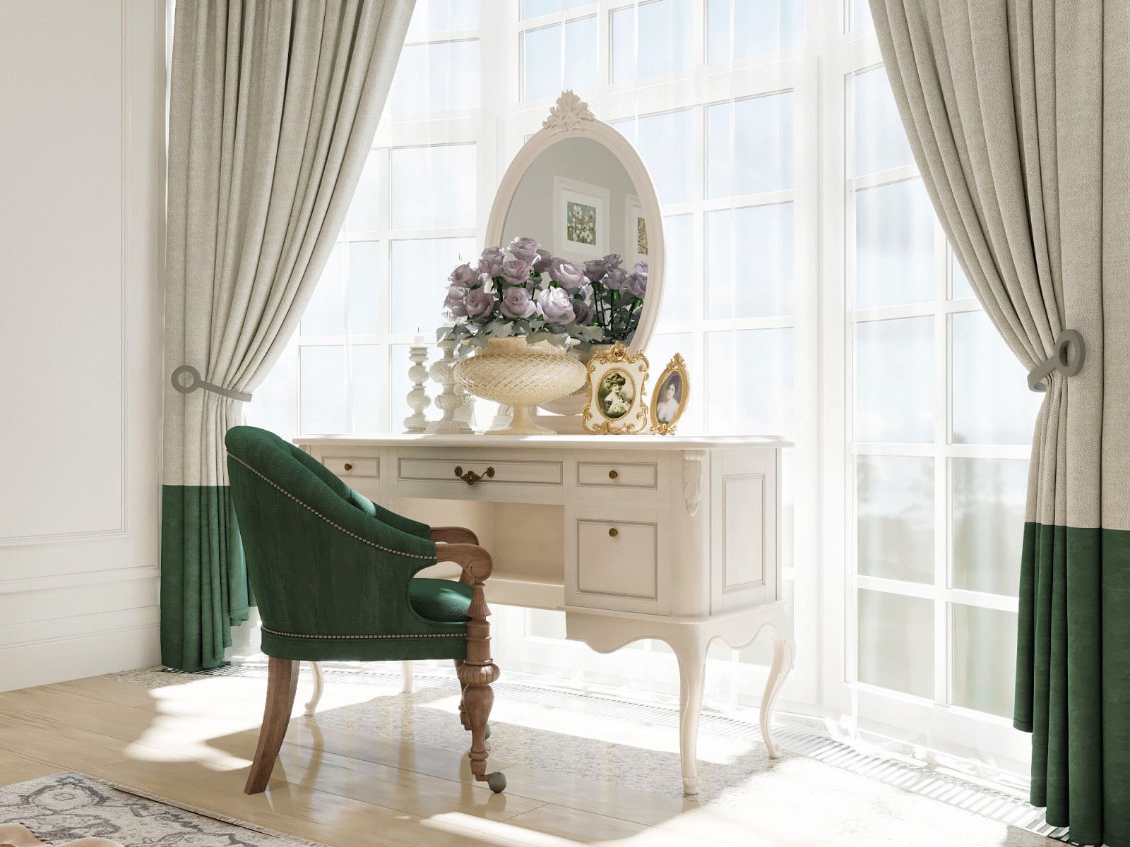 Загородный дом в классическом стиле 370 м.кв