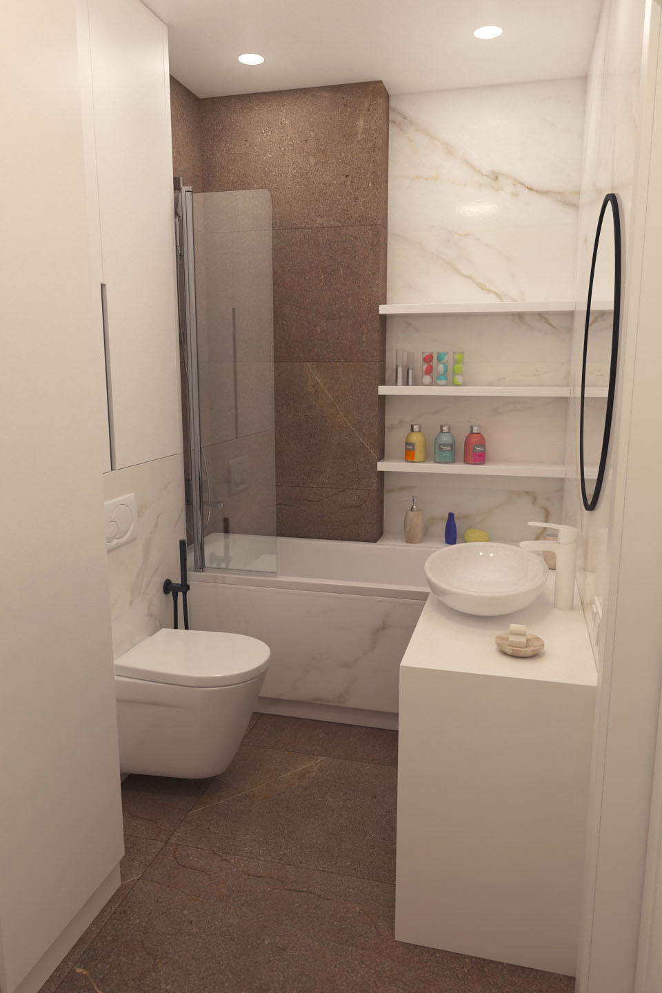 Интерьеры трехкомнатной квартиры в ЖК "Изумрудный" г. Самара