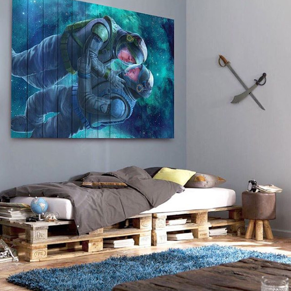 Обложка проекта: Картины на досках (Визуализации)