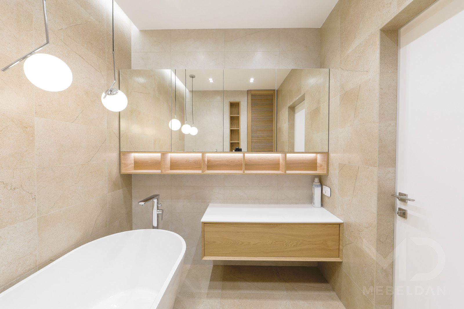 Мебель в стиле минимализм для квартиры 90м2