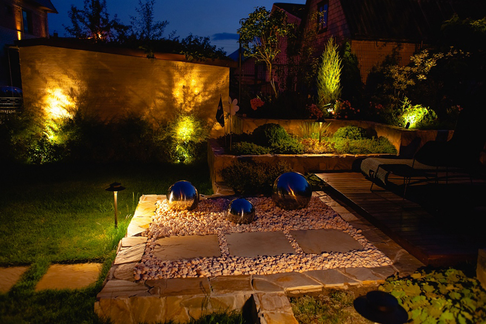 Ландшафтная подсветка