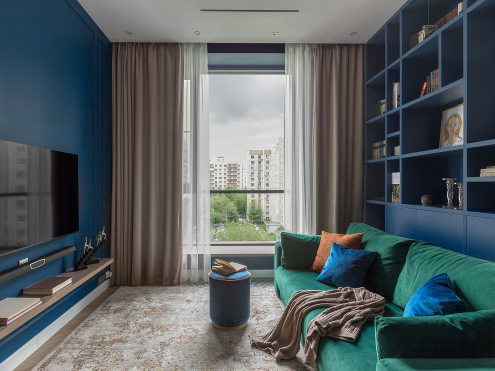 Семейная квартира с интересными дизайнерскими решениями