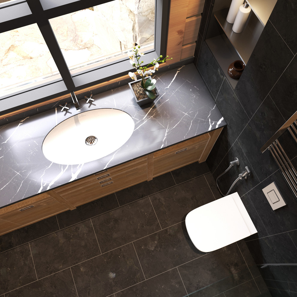 Дом элементами современного шале