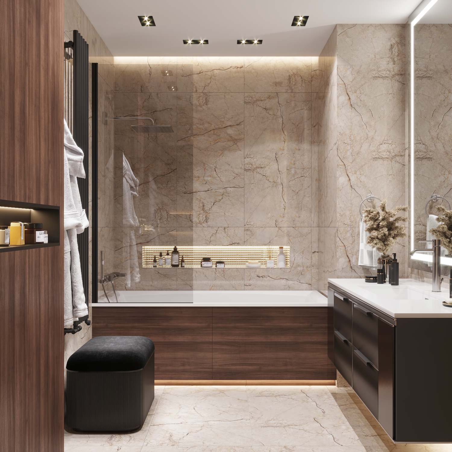 Проект квартиры 200 кв.м. 2021г.