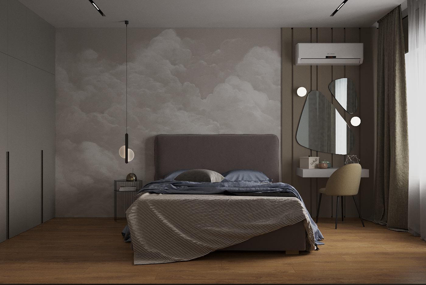 Обложка проекта: Квартира 87 м.кв. в современном стиле