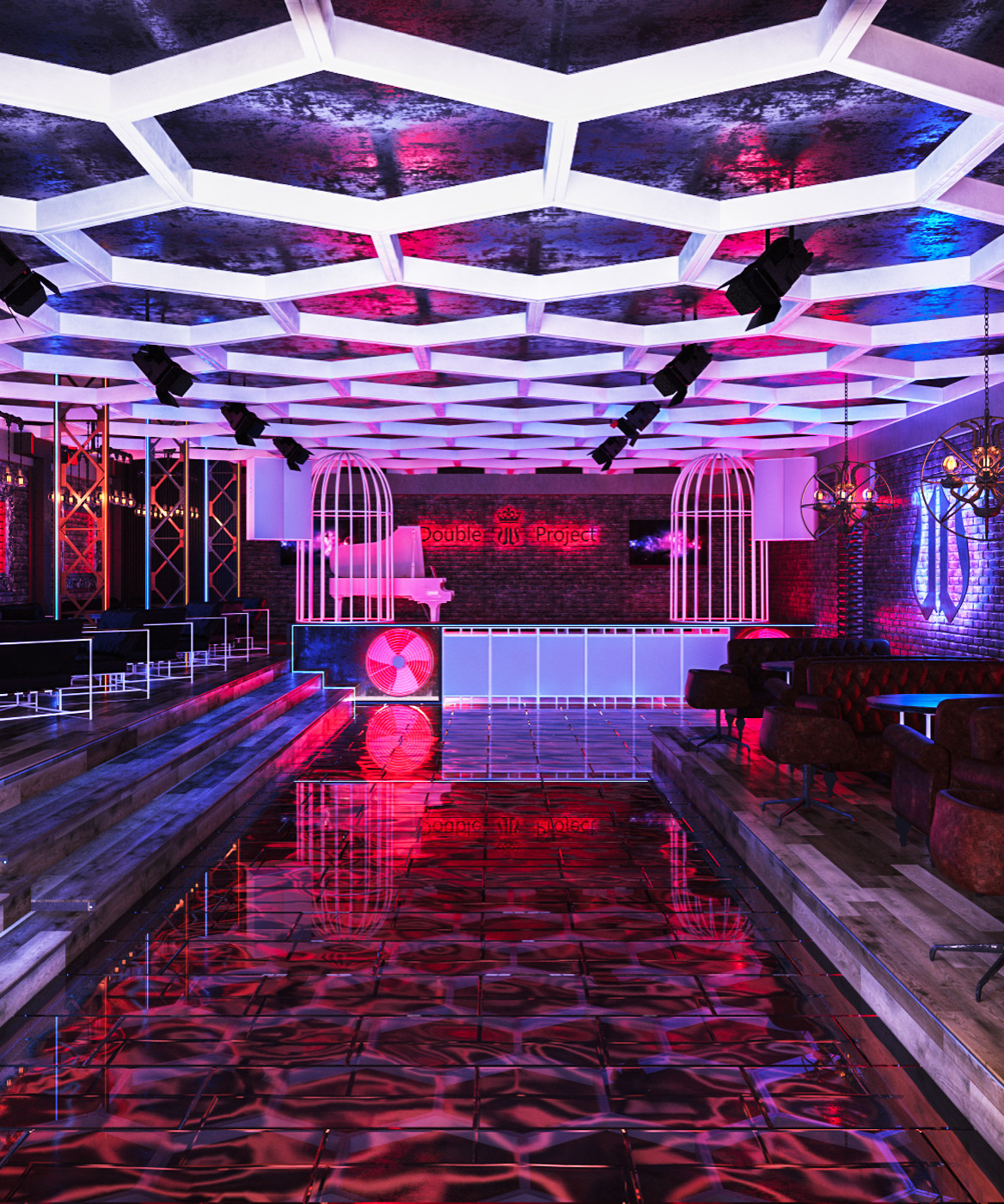 Club_001_визуализация интерьера клуба "ул. Фрунзе 3"